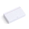 Ficha horizontal nº 2 75x125mm paquete 100 unidades