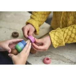 Figuras personas de madera para enroscar 25 piezas