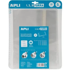 Forro para libros modelo funda 30x53cm 5 unidades