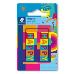 Goma borrar Happy 2 unidades