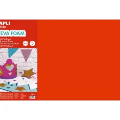 Goma Eva color surtido 60x40cm 2mm grosor 10 hojas