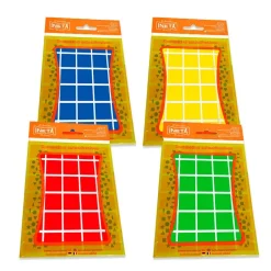 Gomets cuadrados grandes bolsa unicolor