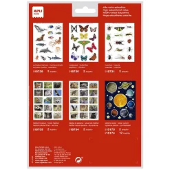 Gomets insectos 2 láminas