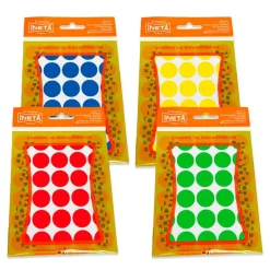 Gomets redondos grandes bolsa unicolor