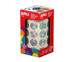 Gomets redondos holográficos rollo