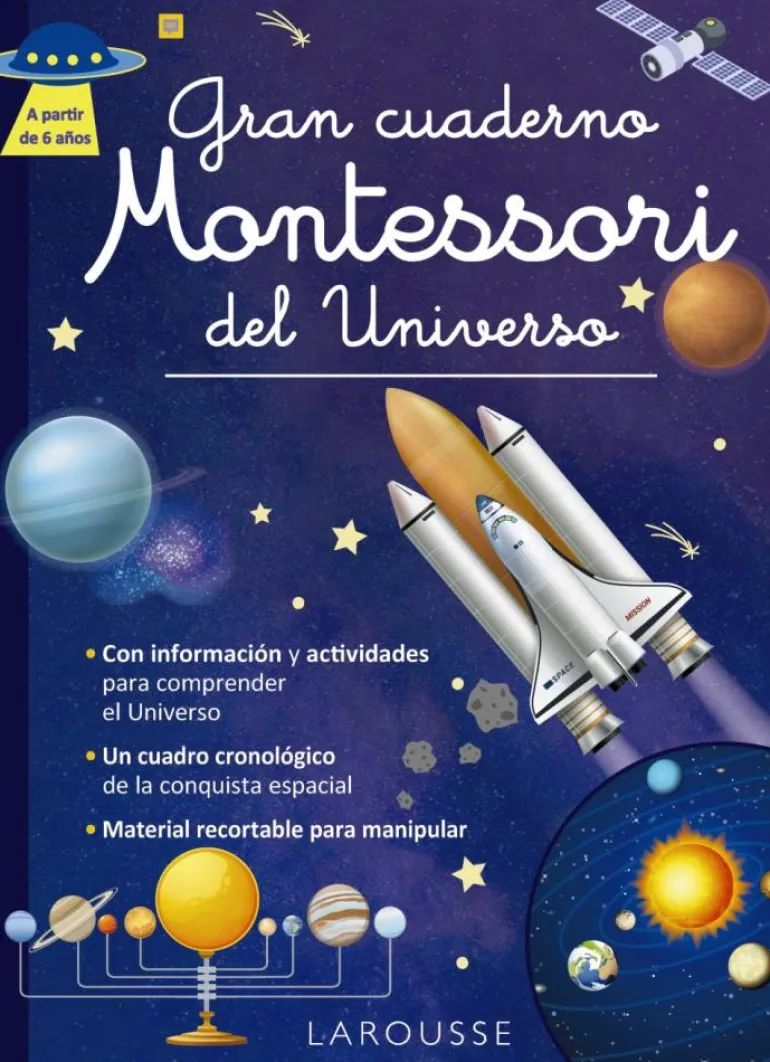 Gran cuaderno Montessori del Universo
