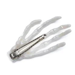 Horquilla clip para el cabello mano esqueleto. Unidad