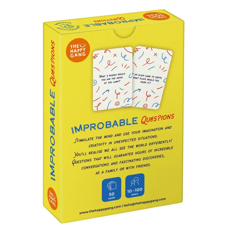 Improbable Questions 50 questions en inglés