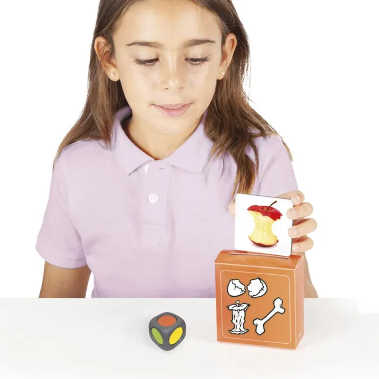 Juego de asociación Separar y reciclar