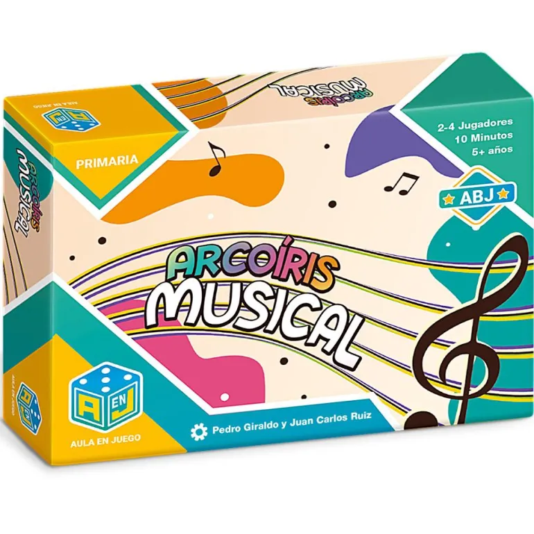 Juego de cartas Arcoíris musical