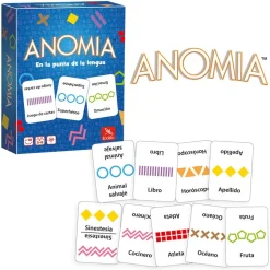 Juego de cartas de palabras Anomia