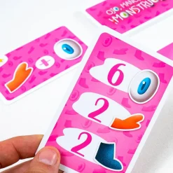 Juego de cartas Ojo, mano, pata, monstruos