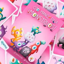 Juego de cartas Ojo, mano, pata, monstruos