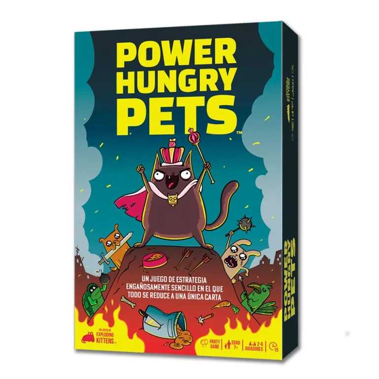 Juego de cartas Power Hungry Pets