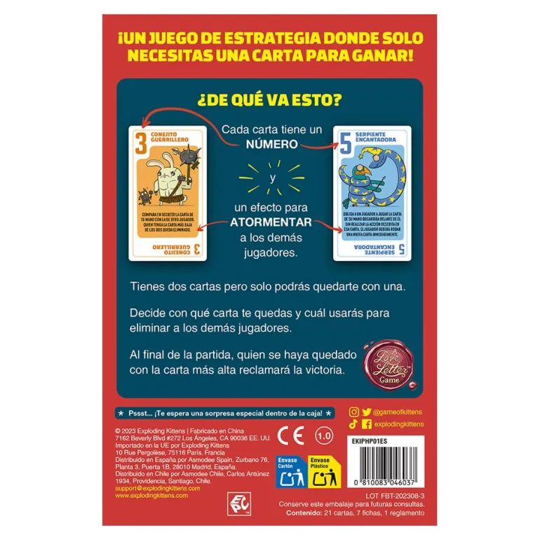 Juego de cartas Power Hungry Pets