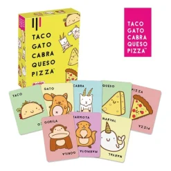 Juego de cartas Taco, gato, cabra, queso, pizza