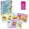 Juego de cartas Taco, gorro, tarta, regalo, pizza