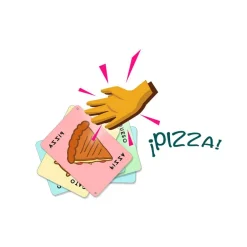Juego de cartas Taco, Vuelta, Cabra, Queso, Pizza.