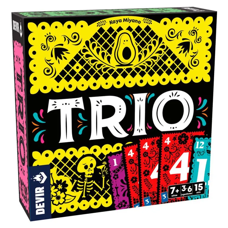 Juego de cartas Trío