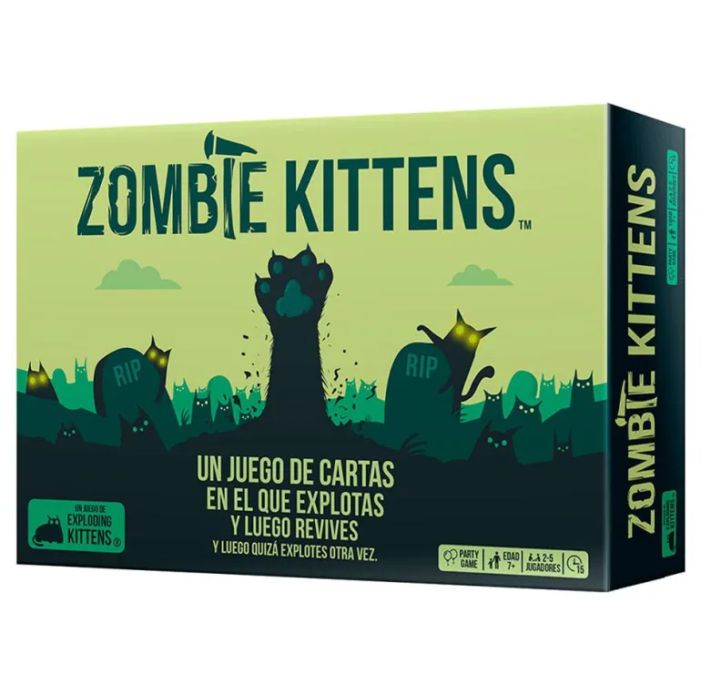 Juego de cartas Zombie kittens