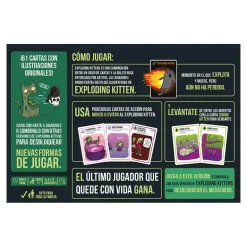 Juego de cartas Zombie kittens
