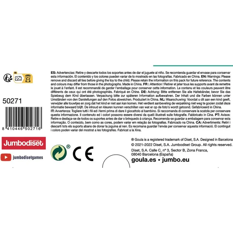 Juego de equilibrio Tucanes