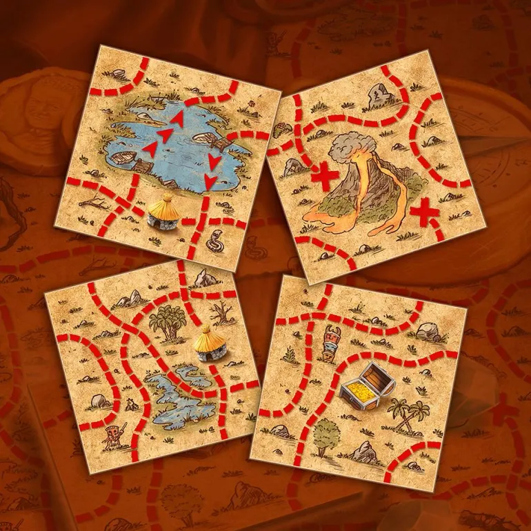 Juego de lógica Brains: el mapa del tesoro