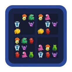 Juego de lógica Escondite con monstruos