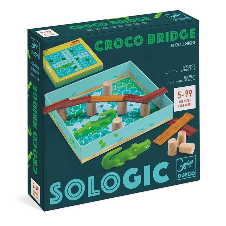 Juego de lógica Sologic Croco bridge