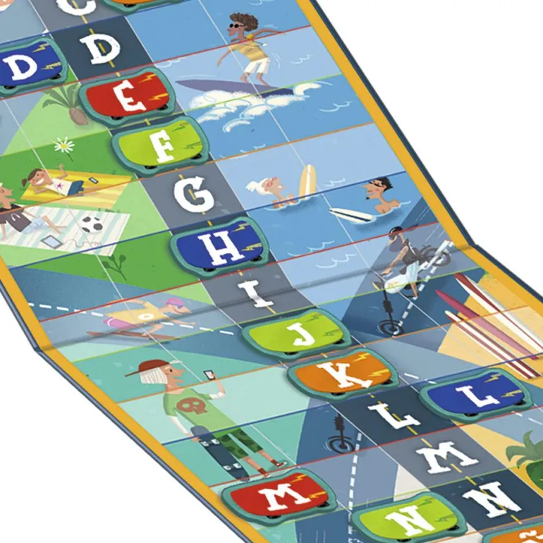 Juego de mesa Carrera de letras compact