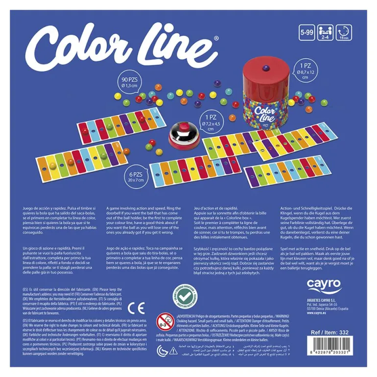 Juego de mesa Color Line