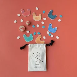 Juego de mesa cooperativo Cluck, cluck! The fox! pocket game