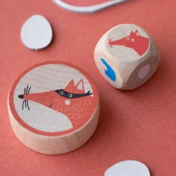 Juego de mesa cooperativo Cluck, cluck! The fox! pocket game