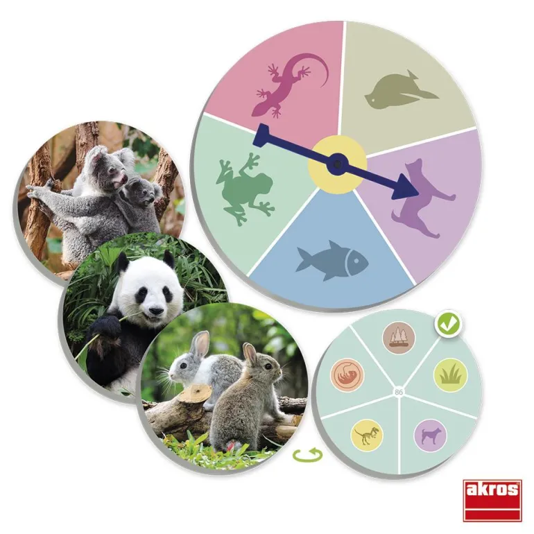 Juego de mesa El mundo animal: descubre y clasifica