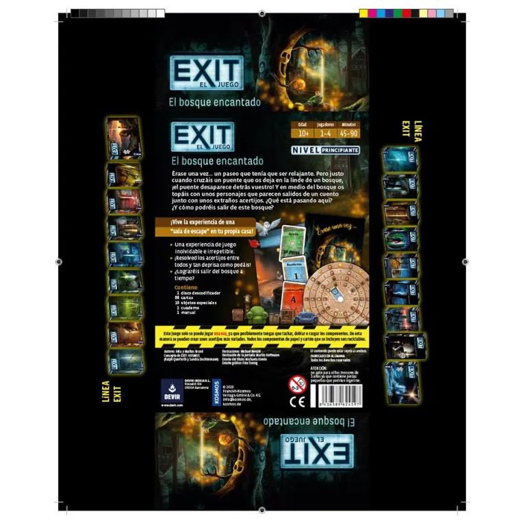 Juego de mesa Exit, el bosque encantado