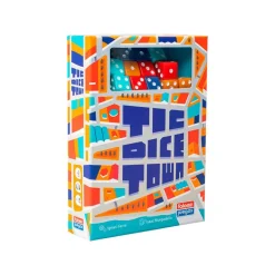 Juego de mesa matemático Tic Dice Town