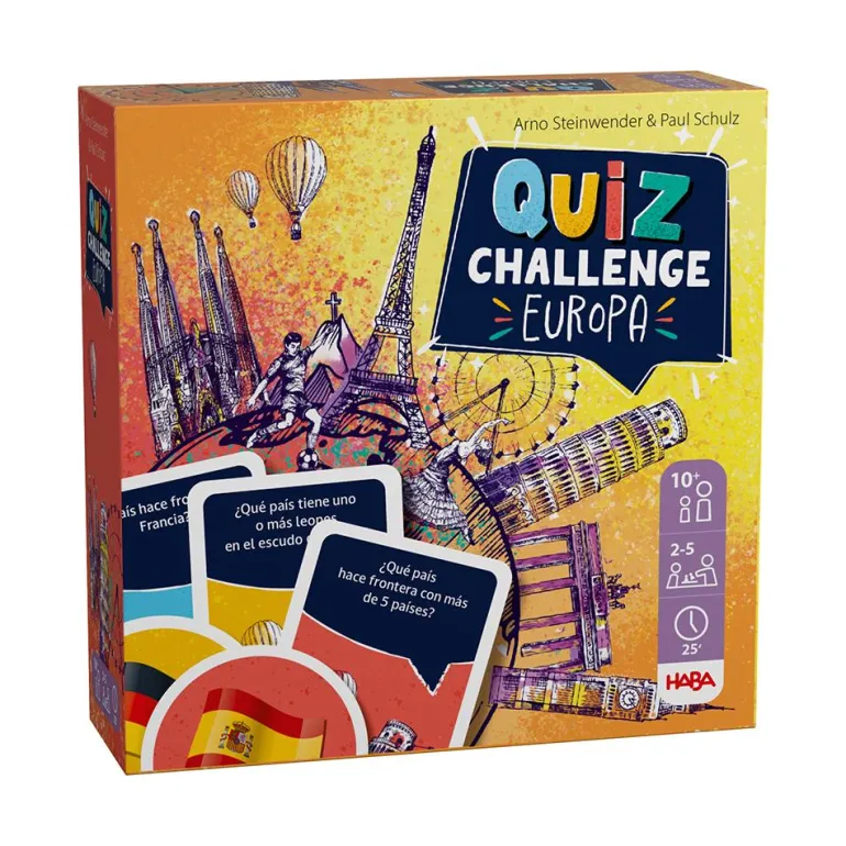 Juego de mesa Quiz challenge Europa