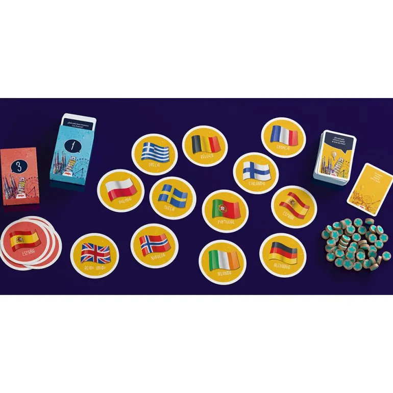 Juego de mesa Quiz challenge Europa