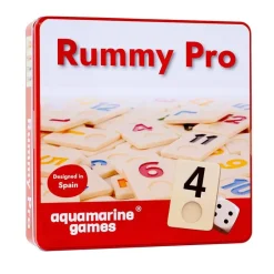 Juego de mesa Rummy Pro caja de metal