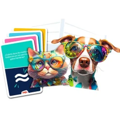 Juego de mesa Team Quiz Challenge gatos contra perros