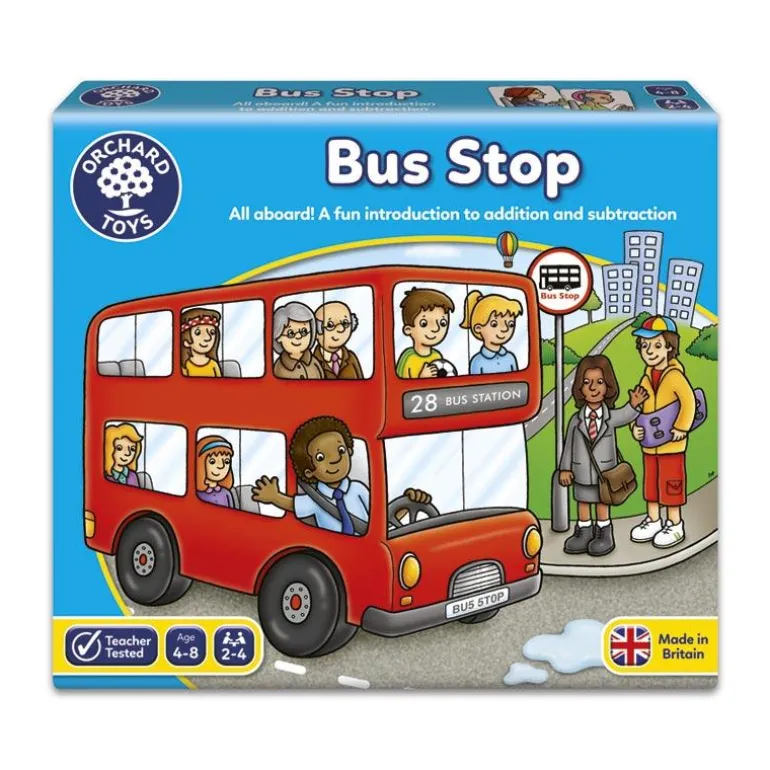 Juego para sumar y restar Bus Stop