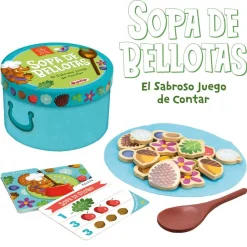Juego Sopa de bellotas para contar