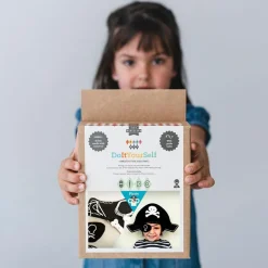 Kit costura DIY sombrero y parche pirata