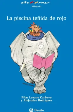 La piscina teñida de rojo
