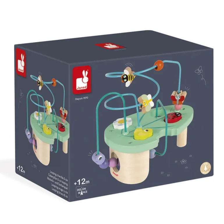 Laberinto de madera Oruga y compañía