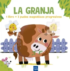 Lee y juega con puzles magnéticos. La granja