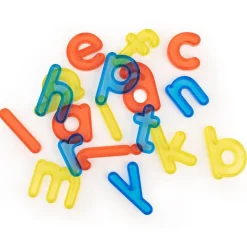 Letras minúsculas translúcidas 76pzas para mesa luz