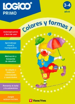 LOGICO Primo: Colores y formas 1 (3-4 años)