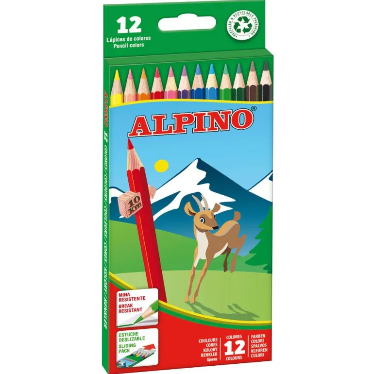 Lápiz color Alpino 12 colores