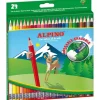 Lápiz color Alpino borrable 24 colores